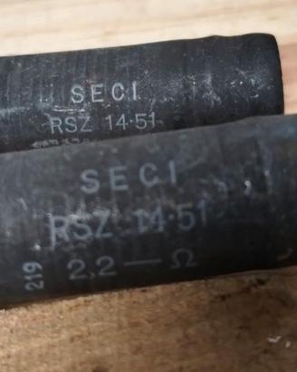 Coppia resistenze SECI RSZ 14-51 2,2 ohm