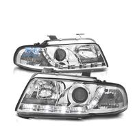 FARI PER AUDI A4 B5 94-99 LUCE DIURNA A LED FONDO 
