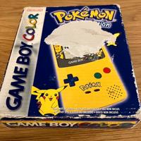 Game Boy Color Pikachu Edition Pokémon + giochi