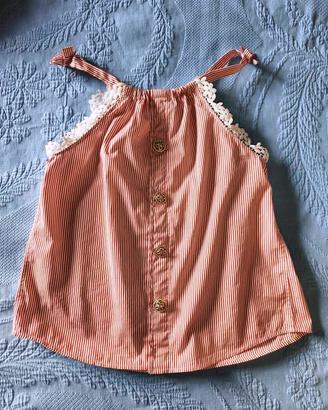 Blusa Artigianale in 100% cotone Nuova