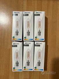 Set 6 lampadine LED Arcchio E14 C35 a filamento