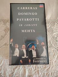 Carreras Domingo Pavarotti in concert METHA - vhs