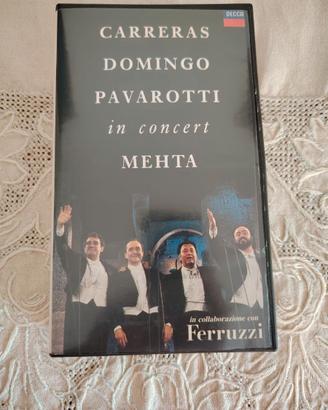 Carreras Domingo Pavarotti in concert METHA - vhs