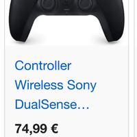 Pad ps5 joystick nuovo