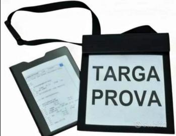 spostamenti con targa di prova 