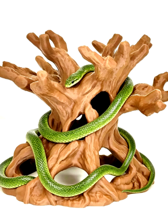 Tronco radice tana per serpenti terrario
