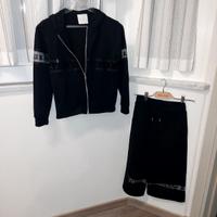 Completo felpa con zip e pantalone Gaelle tg 12a