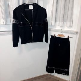 Completo felpa con zip e pantalone Gaelle tg 12a
