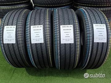 4 gomme 225 55 18 MICHELIN RIF2491