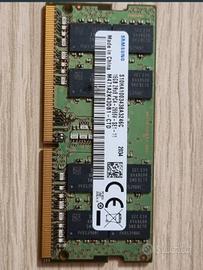 Samsung RAM 16GB DDR4 2666MHz per laptop