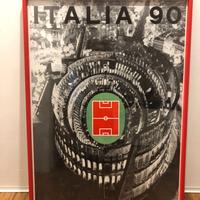 Alberto Burri - ITALIA 90 Manifesto originale