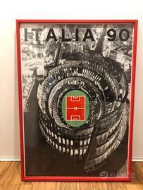 Alberto Burri - ITALIA 90 Manifesto originale
