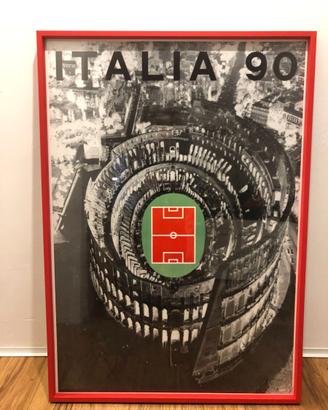 Alberto Burri - ITALIA 90 Manifesto originale