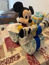 Moto di pannolini Topolino