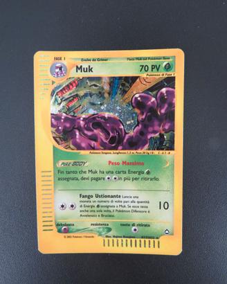 Pokemon Muk H17/H32 Aquapolis Holo ENG Vintage
