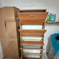 Scarpiera in legno