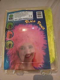 Parrucca gialla per carnevale 