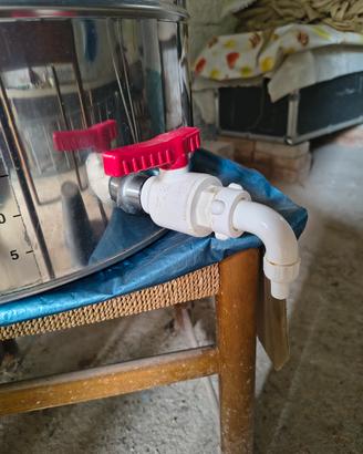 Fusto olio/vino da 100l in acciaio inox