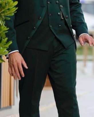 Abito da sposo verde tg 52