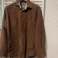 Camicia sportiva marrone vintage