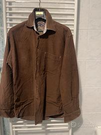 Camicia sportiva marrone vintage