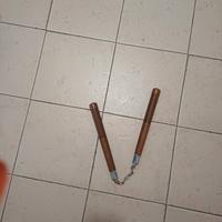 nunchaku in legno