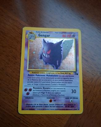 Gengar 5/62 Card Pokemon Fossil 2000