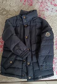 Giacca Moncler blu bambino/a