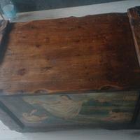 Baule in legno antico