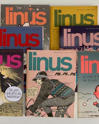 LINUS Anno 12 1976 (Rizzoli) lotto 7 pz