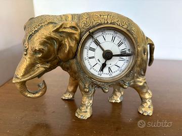 orologio elefante anni 50 e piccola sveglia