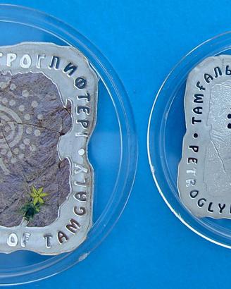 STORIA ANTICA PITTURA ARGENTO 74g ARTE Rara