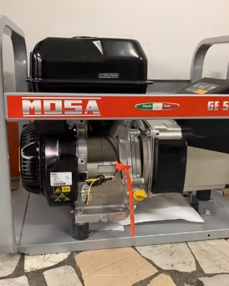 Gruppo elettrogeno Mosa GE 5000 BBM NUOVO 230V