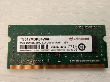 RAM Transcend 4GB DDR3L 1600 SODIMM