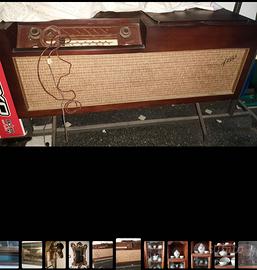 Antiquariato giradischi radio singer oggetti vari