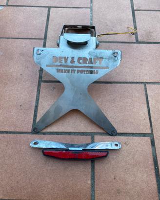 Portatarga regolabile RKF 125