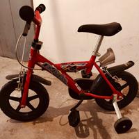 Bici bambino con ruotine