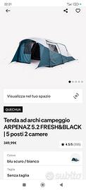 tenda da campeggio 5 posti
