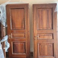 2 Porte da interno Noce Americano apertua Sx
