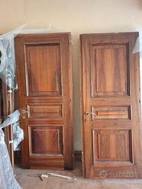 2 Porte da interno Noce Americano apertua Sx