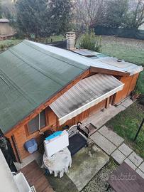 CASETTA IN LEGNO SMONTABILE 3,6 m x 4,61 m