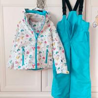 Tuta sci bambina 7/8anni