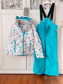 Tuta sci bambina 7/8anni