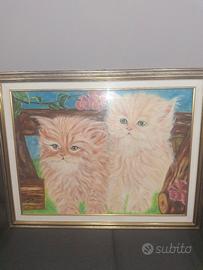 quadro 2 gattini 96x76