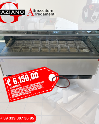 BANCO GELATERIA VETRINA GELATI ISA Millennium 24