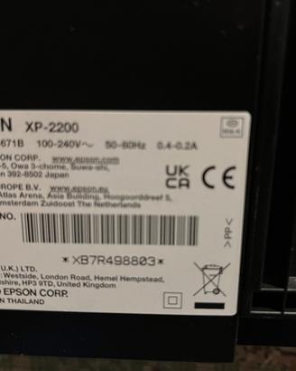 Stampante Epson 2200 Wifi