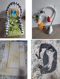 sdraietta - carion per culla - marsupio bambino