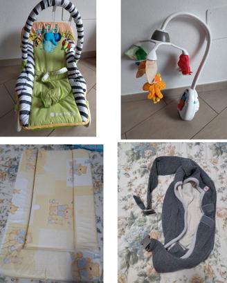sdraietta - carion per culla - marsupio bambino