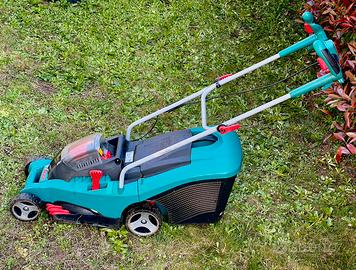 Tagliaerba Bosch Rotak 34 LI 36V batteria caric.