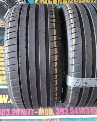 2 gomme usate michelin 255 40 18 99y estive 